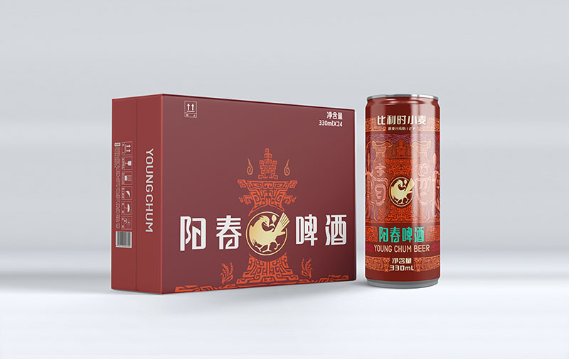 熊猫体育比利时啤酒330ml罐装