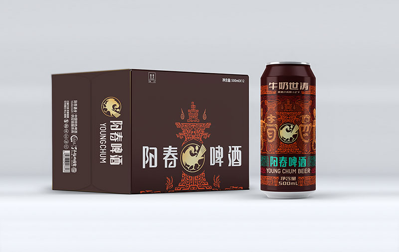 熊猫体育原浆牛奶世涛风味啤酒500ml罐装